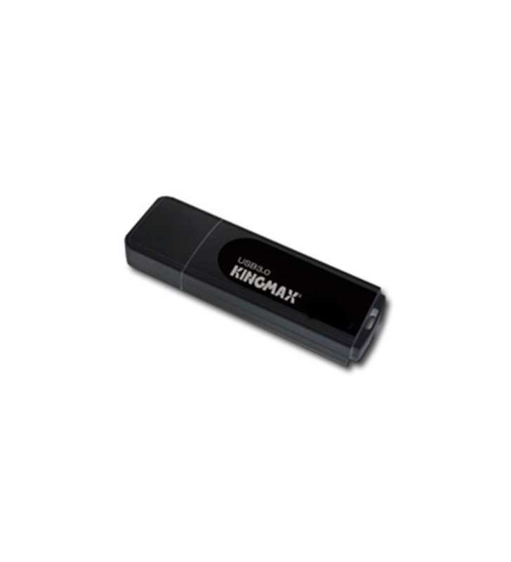 MEMORIE USB 3.2 Gen 1 KINGMAX  64 GB, cu capac, plastic, negru, "KM64GPB07B" (include TV 0.15 lei)