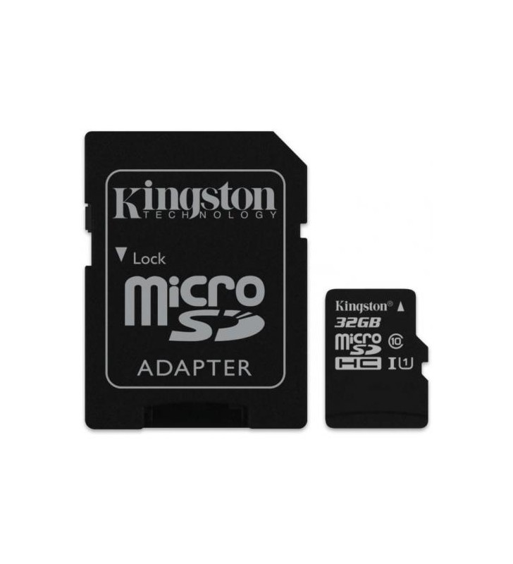 KINGSTON 32GB microSDHC Industrial C10 A1 pSLC Card + SD Adapter