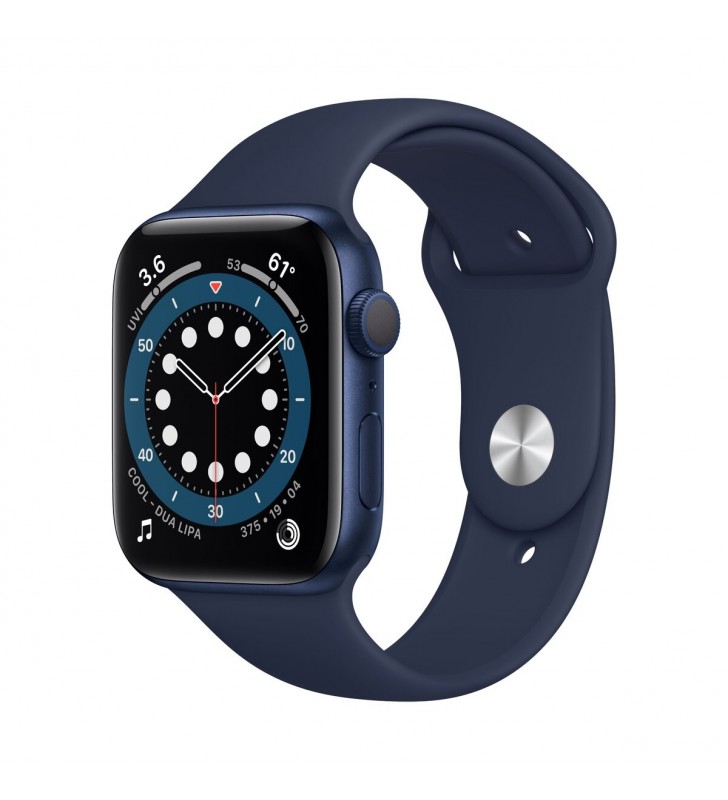 Resigilat Apple Watch 6 GPS, Carcasa 40mm Blue Aluminium Case, Deep Navy Sport Band