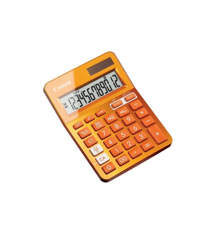Calculator Canon LS-123K OR, 12-digit, culoare portocaliu