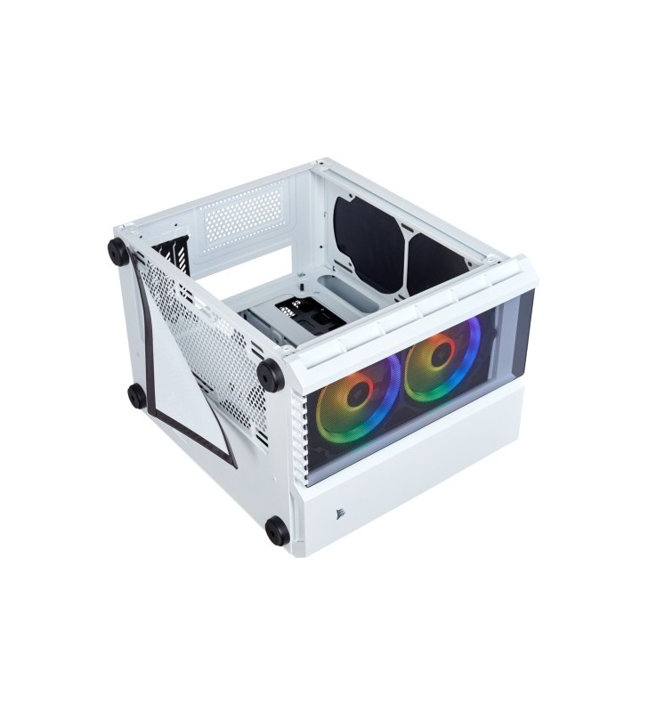 CORSAIR CC-9011137-WW PC case Corsair Crystal Series 280X RGB Micro-ATX, Tempered Glass, White