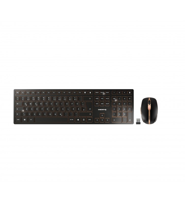CHERRY DW 9100 SLIM/KEYBOARD AND MOUSE SET BLACK-BRO