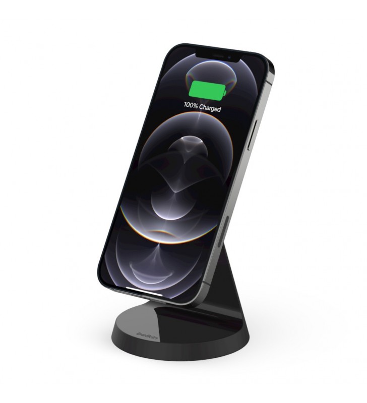 BELKIN MAGNETIC WIRELESS/CHARGER STAND WITH PSU BLACK