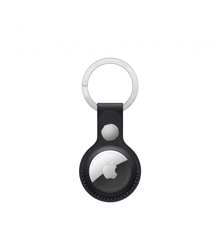 AIRTAG LEATHER KEY RING/MIDNIGHT