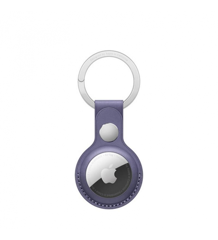 AIRTAG LEATHER KEY RING/WISTERIA