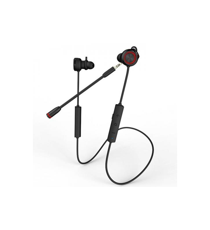 CASTI Edifier, wireless, utilizare multimedia, smartphone, microfon pe casca, conectare prin Bluetooth 5.0, negru, "GM3-BK", (include TV 0.75 lei)