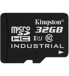 32GB MICROSDHC INDUSTRIAL C10/A1 PSLC CARD SINGLEPACK W/O ADPT