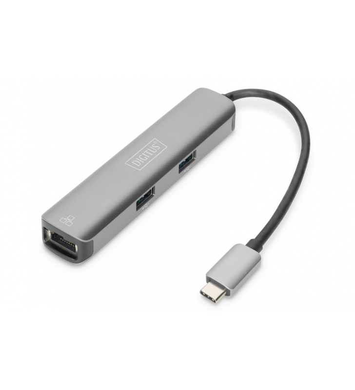USB-C DOCK 5 PORT/TYPE-C-HDMI(4K) USB-ARJ45 ADAP