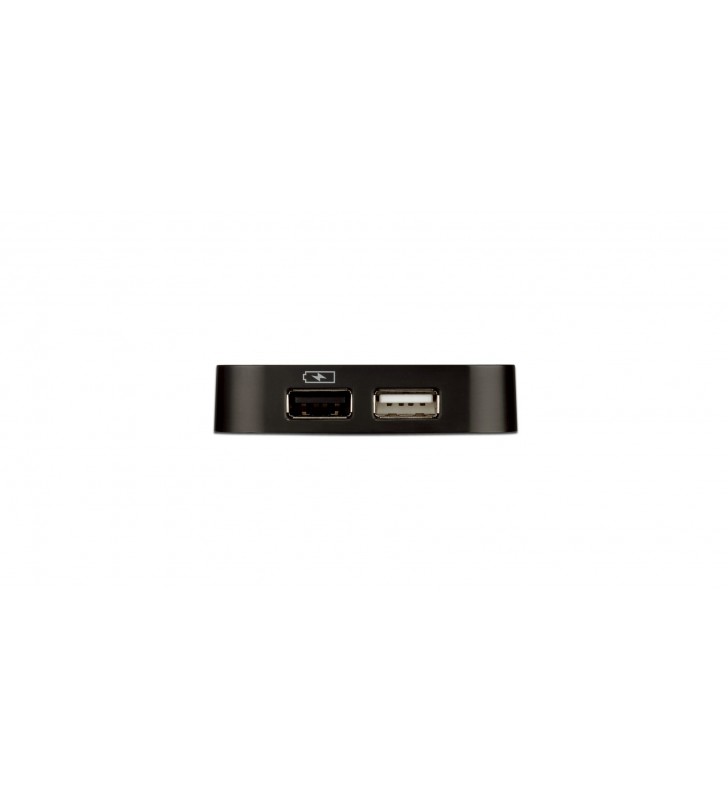HUB extern D-LINK, porturi USB: USB 2.0 x 4, conectare prin USB 2.0, alimentare retea 220 V, negru, "DUB-H4" (include timbru verde 0.75 lei)