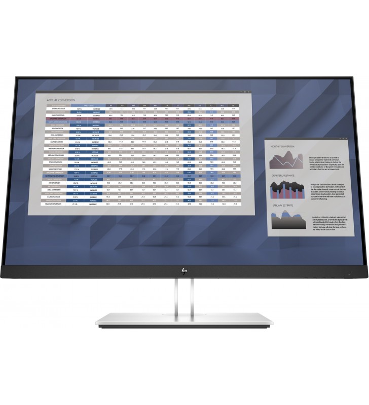 HP E-Display E27 G4 27inch IPS FHD 1920x1080 16:9 Display Port HDMI VGA 5xUSB Without Cable 3YW