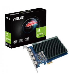 ASUS GT730-4H-SL-2GD5 NVIDIA GeForce GT 730 Graphics Card PCIe 2.0 2GB GDDR5 Memory 4xHDMI