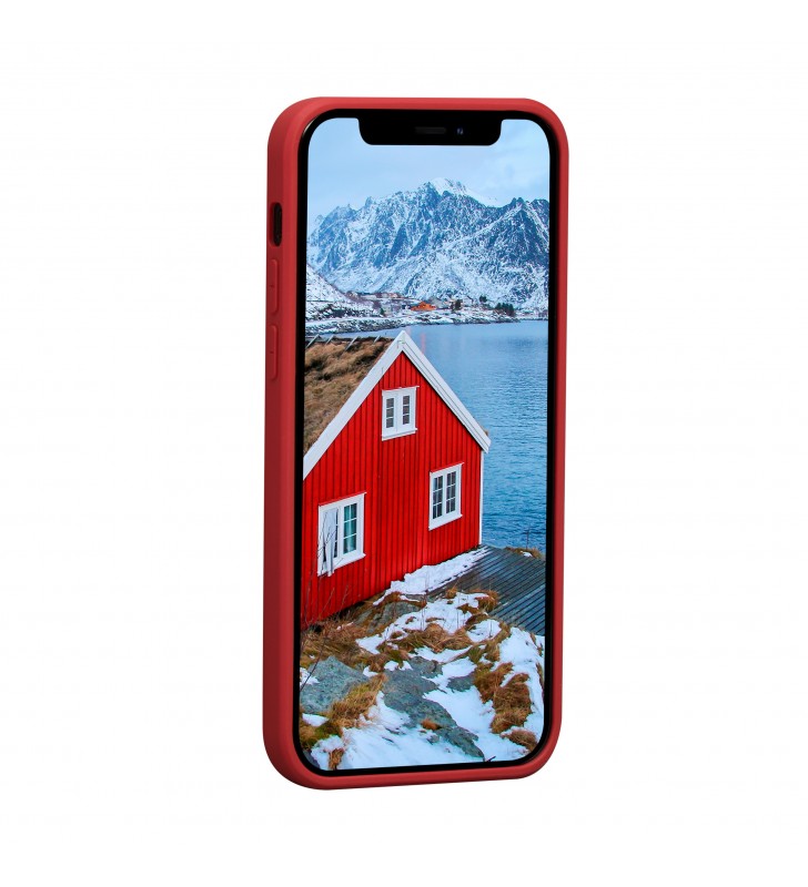 Husa de protectie Dbramante1928 pentru iPhone 12/12 Pro, Greenland, Candy Apple Red