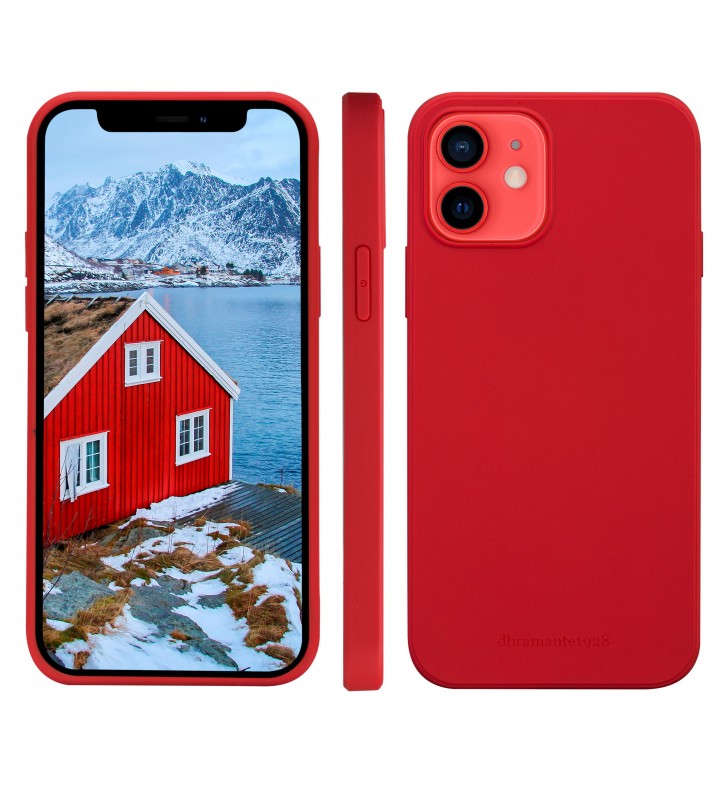 Husa de protectie Dbramante1928 pentru iPhone 12/12 Pro, Greenland, Candy Apple Red