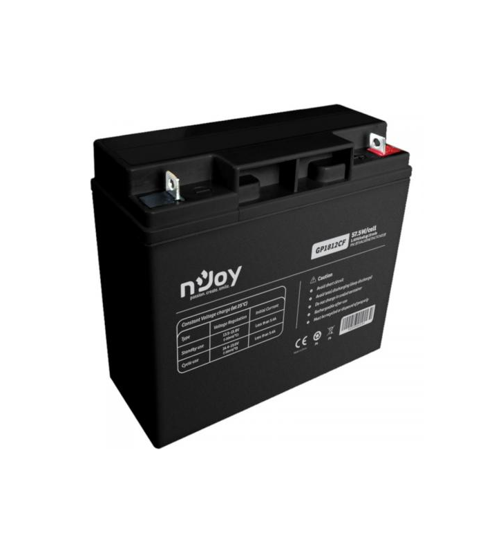 nJoy | BTVACATHETHCFCN01B | GP1812CF | Baterie UPS  | 12 V | 18 A | Borne F3 | 57,5 W | 181 x 67 x 177 mm