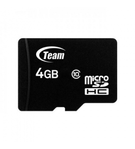TEAMGROUP TUSDH4GCL1003 Team Group memory card Micro SDHC 4GB Class 10 +Adapter