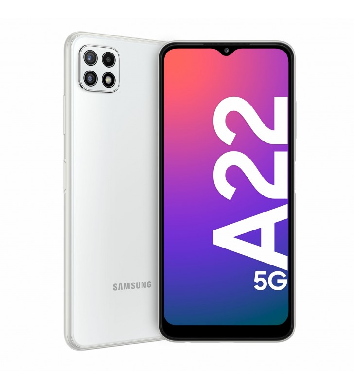 Samsung Galaxy A22 DS White 5G/6.6''/OC/4GB/64GB/8MP/48MP+5MP+2MP/5000mAh