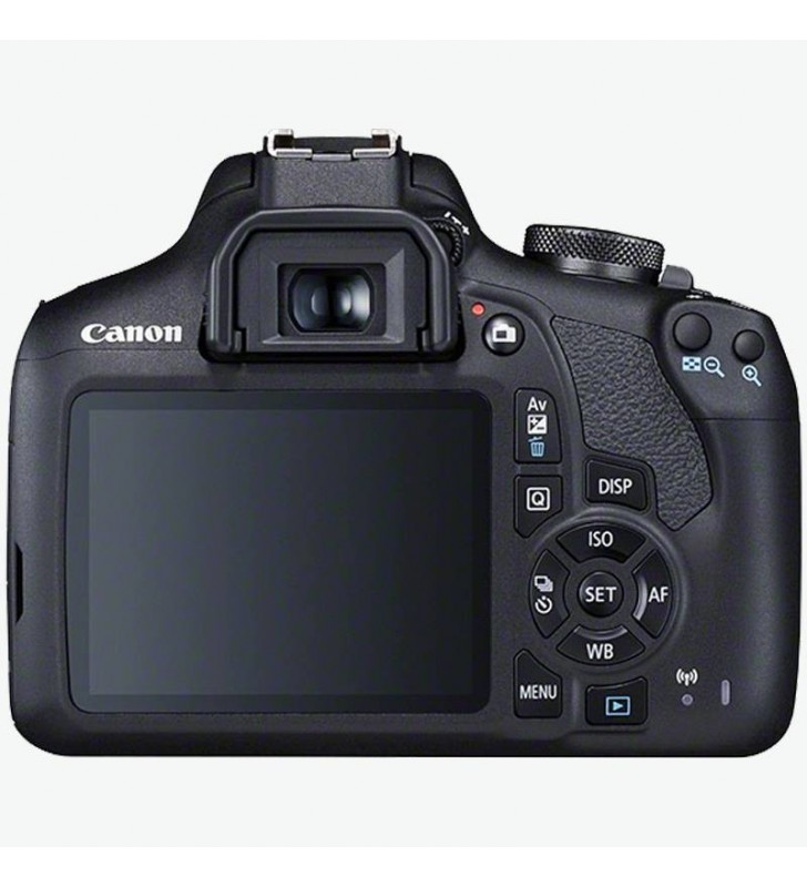 Camera foto CANON EOS-2000D kit, obiectiv EF-S 18-55mm f/3.5-5.6 IS II 24.1MP,3.0" TFT fixed DIGIC 4+, ISO 100-6400,FullHD movies 30fps,compatibil SD/SDHC/SDXC, 30-1/4000 sec, HDMI mini,USB,WI-FI, accumulator Li-ion LP-E10 "2728C028AA"