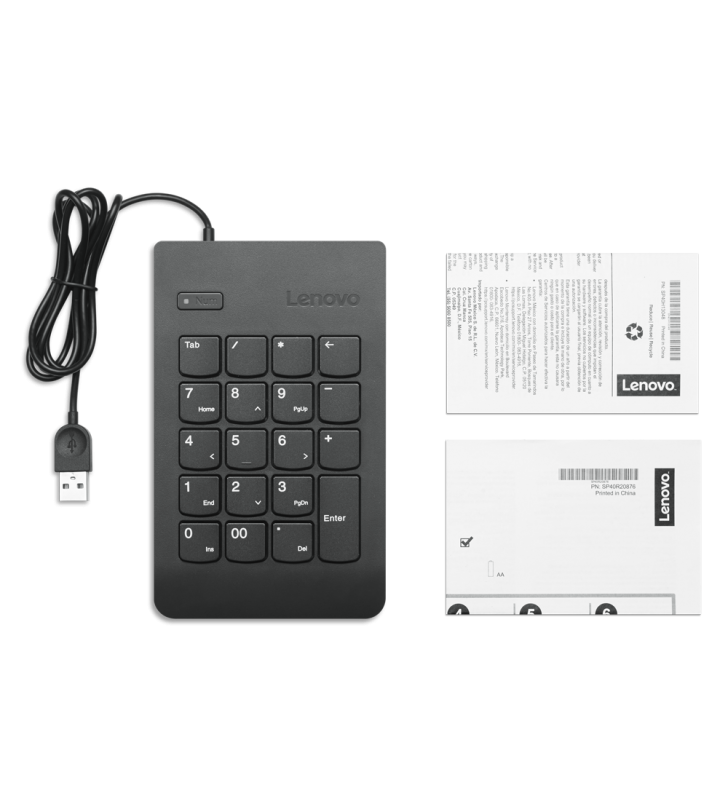 Lenovo USB Numeric Keypad Gen II "4Y40R38905" (include TV 0.75 lei)