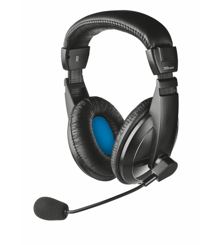 Trust Quasar Headset for PC and laptop "TR-21661" (include TV 0.75 lei)