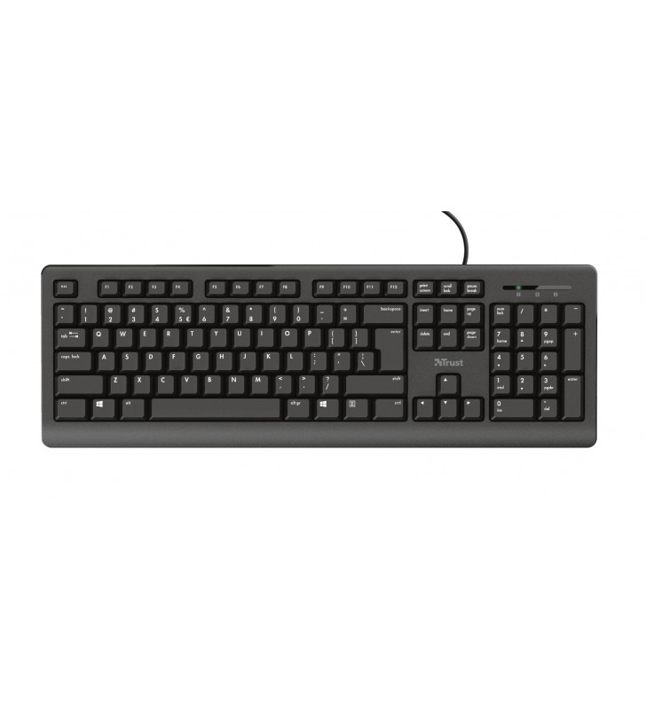 Trust Primo Full-size keyboard silent, "TR-23880" (include TV 0.75 lei)