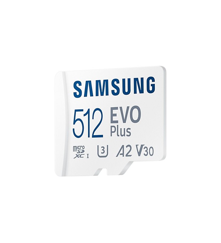 Card memorie Samsung MB-MC512KA/EU,  Micro-SDXC,  EVO Plus (2021),  512GB, "MB-MC512KA/EU" (include TV 0.02 lei)