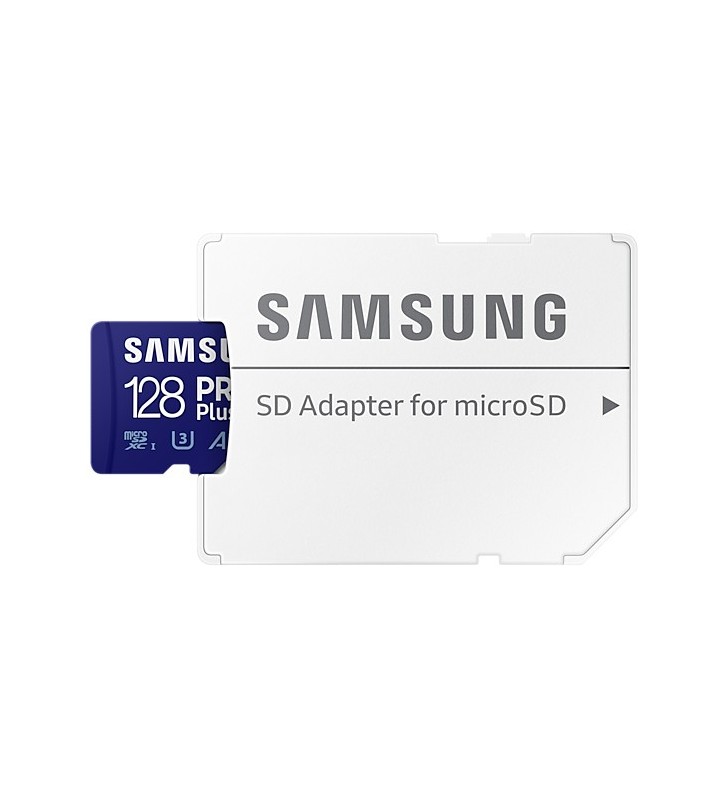 Card memorie Samsung MB-MD128KA/EU,  Micro-SDXC,  PRO Plus (2021),  128GB, "MB-MD128KA/EU" (include TV 0.02 lei)