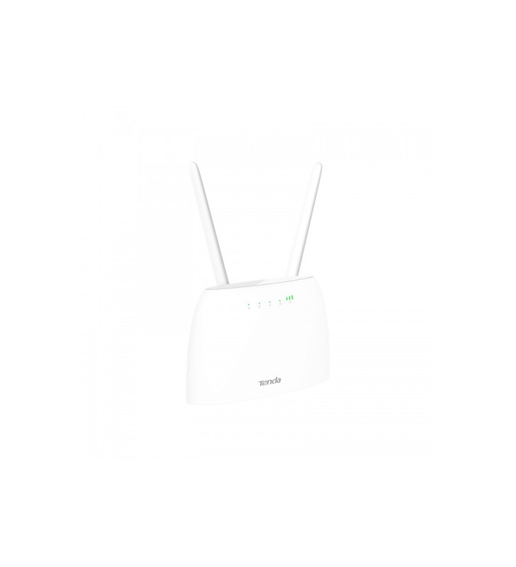 Tenda| 4G06 | Router 4G LTE | 802.11n | 300 Mbps | Porturi LAN  2 10/100 Mbit/s | Antena 2 interne si 2 externe | 1 port Tel, 1 port SIM card 2FF| Alb
