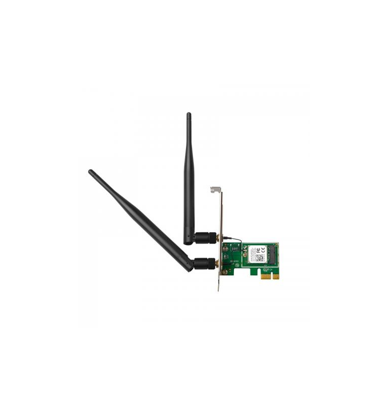 Tenda| E12 | Placa retea wireless | 802.11a.c | AC1200 | Dual band | Porturi Pcie| Antena 2 externa 5 dbi