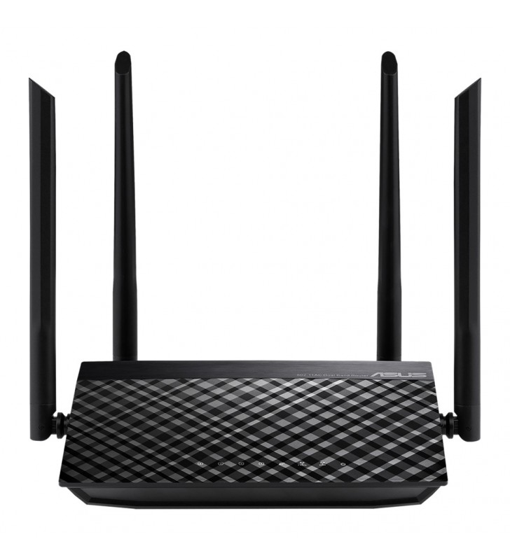 ASUS DUAL-BAND 2x2 AC1200 V2 WIFI ROUTER, "RT-AC1200_V2" (include TV 1.5 lei)
