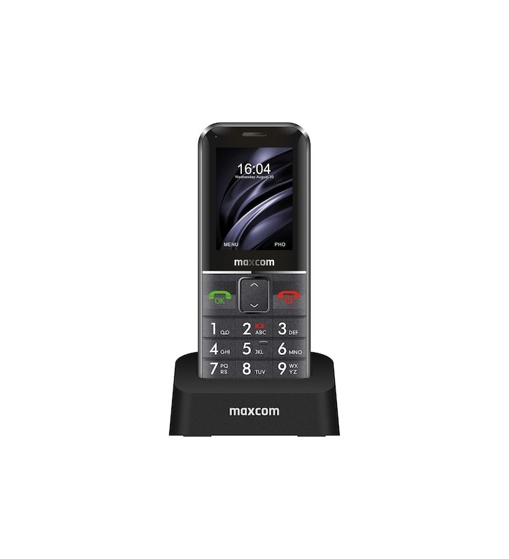 Telefon MM735 Single SIM (cu tracker GPS incorp) +  bratara SOS IP67, "MM735 Black" (include TV 0.45 lei)