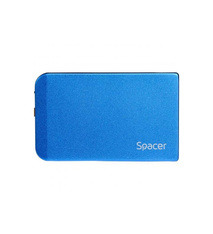 RACK extern SPACER, pt HDD/SSD, 2.5 inch, S-ATA, interfata PC USB 3.0, plastic, Bleu, "SPR-25612BL" (include TV 0.75 lei)