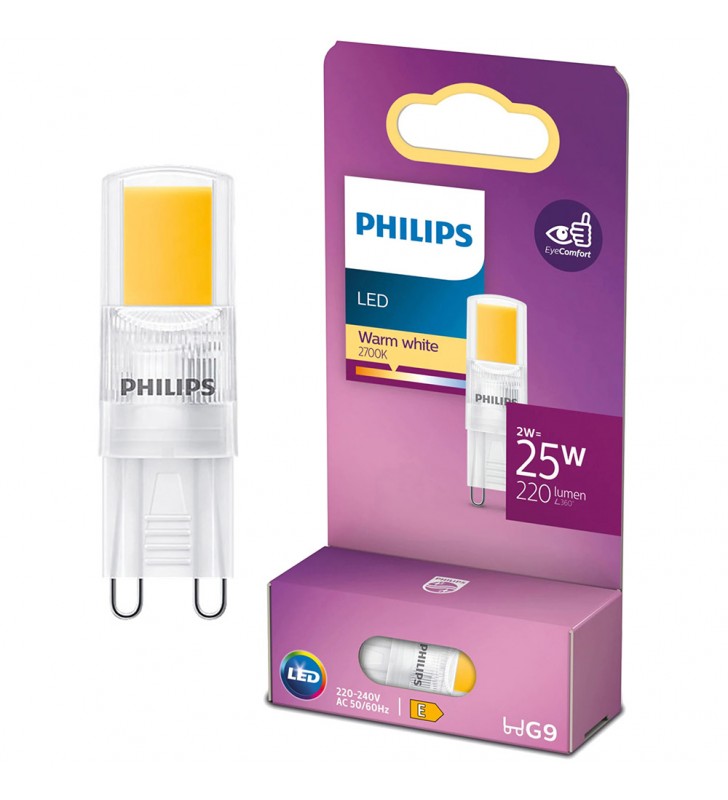 Bec LED capsula Philips, EyeComfort, G9, "000008719514303690"