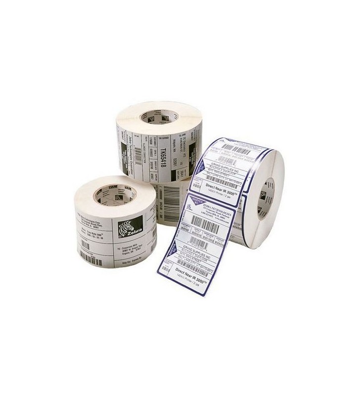 Label, Paper, 51x51mm; Direct Thermal, Z-PERFORM 1000D, Uncoated, Permanent Adhesive, 25mm Core