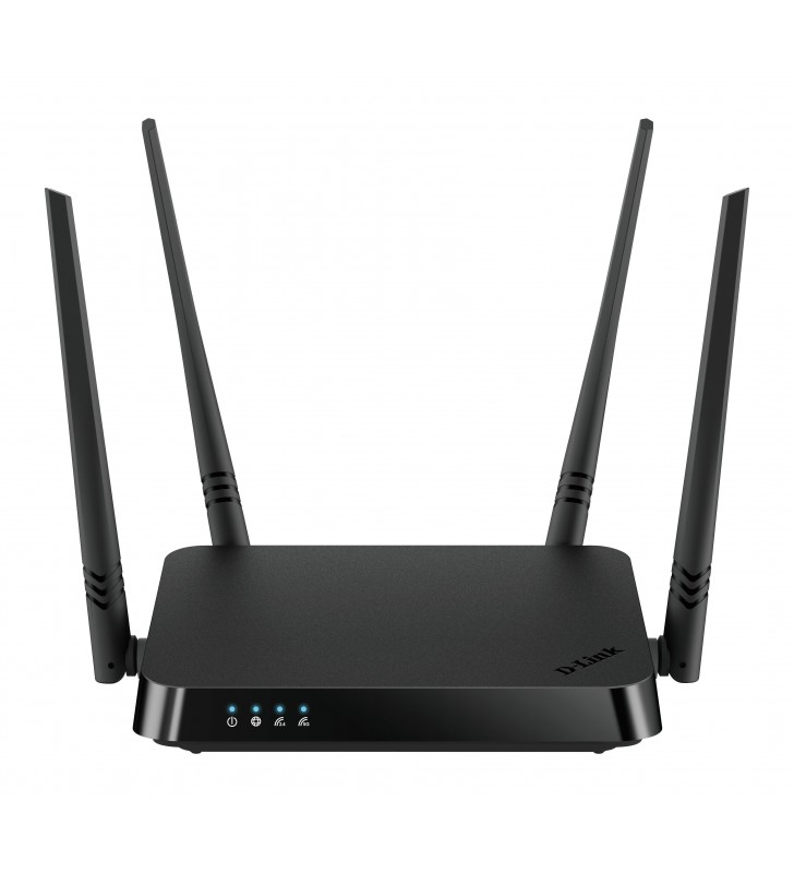 ROUTER D-LINK wireless 1200Mbps, 4 porturi Gigabit, 4 antene externe, Dual Band AC1200 MU-MIMO (867/300Mbps), "DIR-842V2" (include TV 1.75lei)