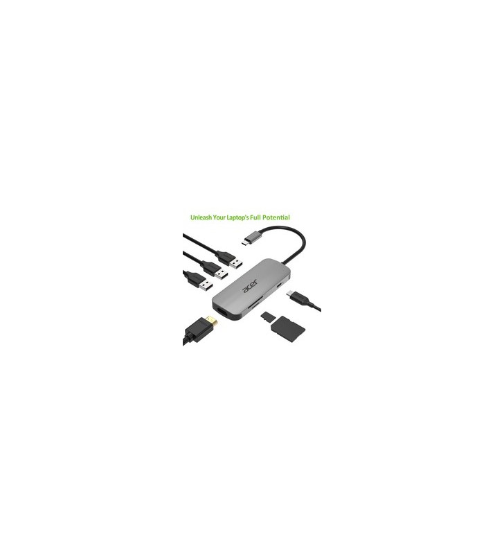 Acer 7-In-1 - docking station - USB-C - HDMI