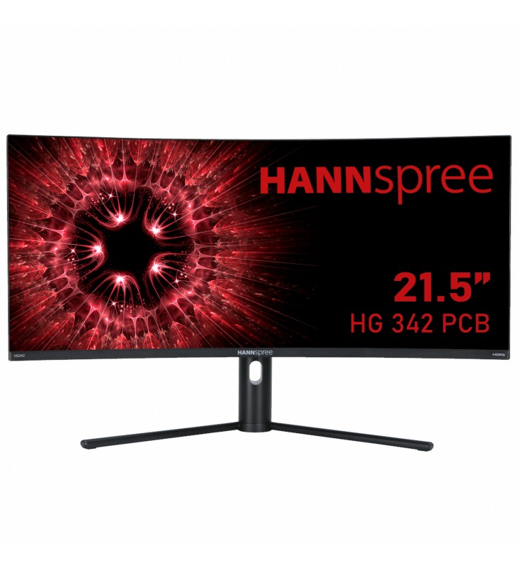 Hannspree HG342PCB - LED monitor - curved - 34" - HDR - with gaming mouse pad