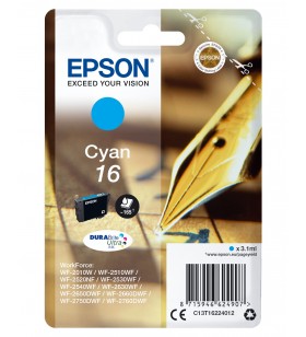 Epson 16 - cyan - original - ink cartridge