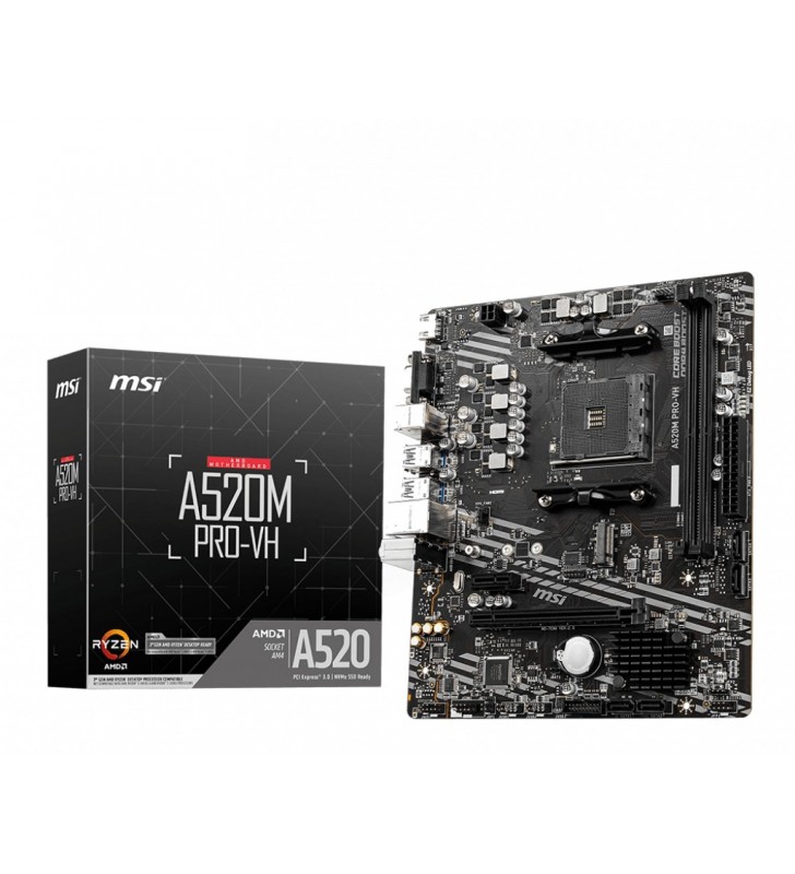 A520M PRO-VH MATX/AMD MB SO AM4 1 PCI-E 16