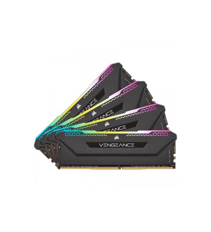 CORSAIR Vengeance RGB PRO SL - DDR4 - kit - 32 GB: 4 x 8 GB - DIMM 288-pin - 3200 MHz / PC4-25600 - unbuffered