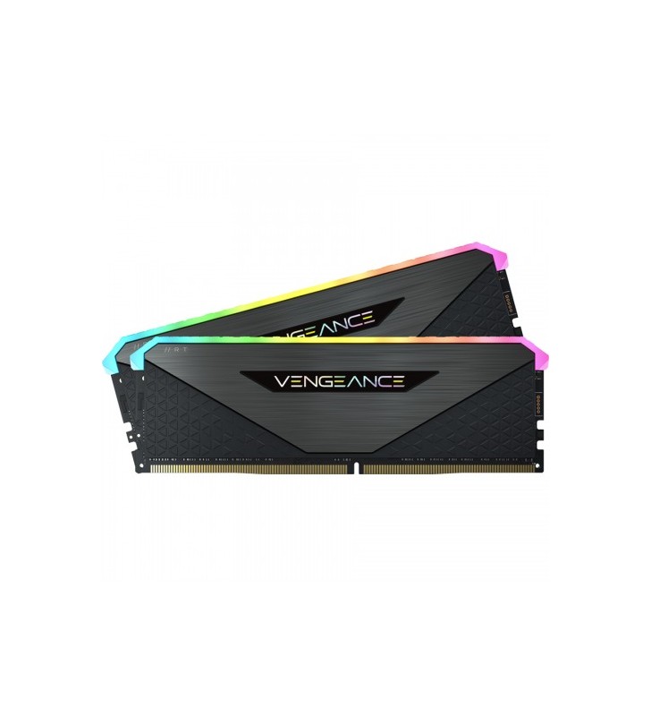 CORSAIR Vengeance RGB RT - DDR4 - kit - 32 GB: 2 x 16 GB - DIMM 288-pin - 3200 MHz / PC4-25600 - unbuffered