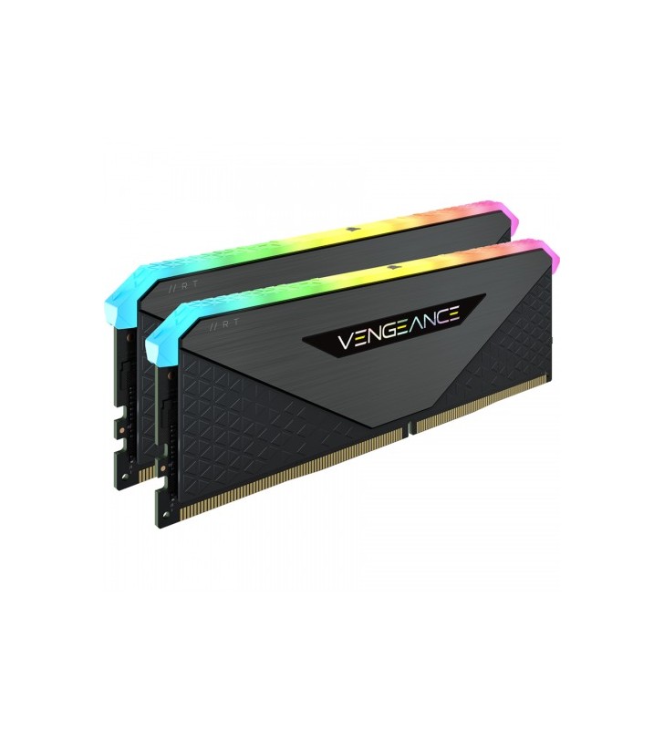 CORSAIR Vengeance RGB RT - DDR4 - kit - 32 GB: 2 x 16 GB - DIMM 288-pin - 3200 MHz / PC4-25600 - unbuffered