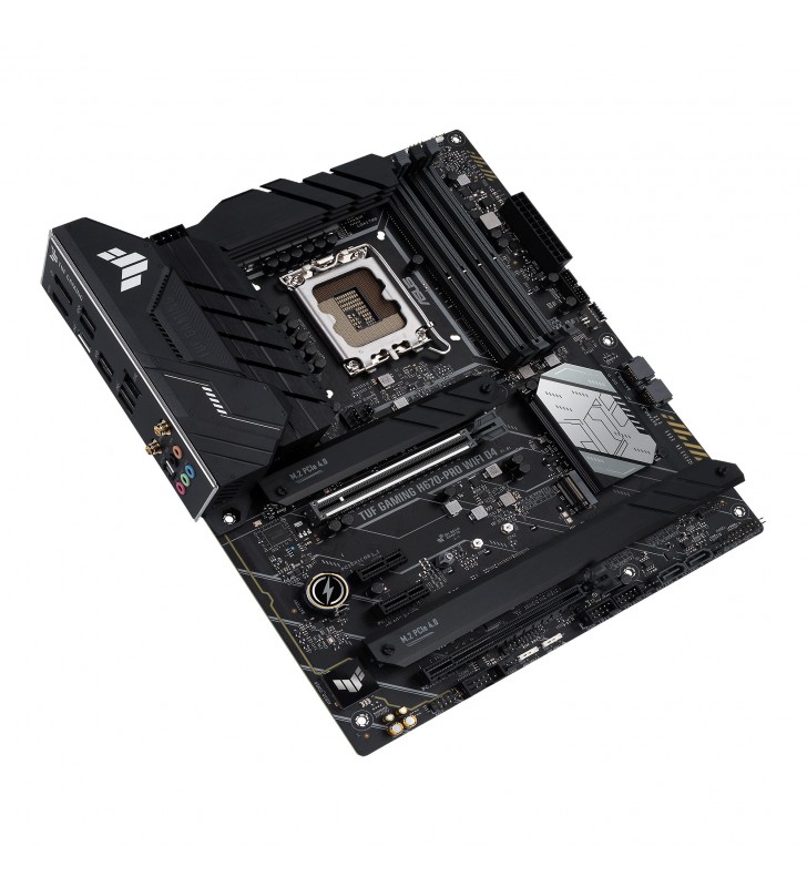 ASUS Mainboard TUF GAMING H670-PRO WIFI D4 - ATX - LGA1700 Socket - Intel H670 Chipset