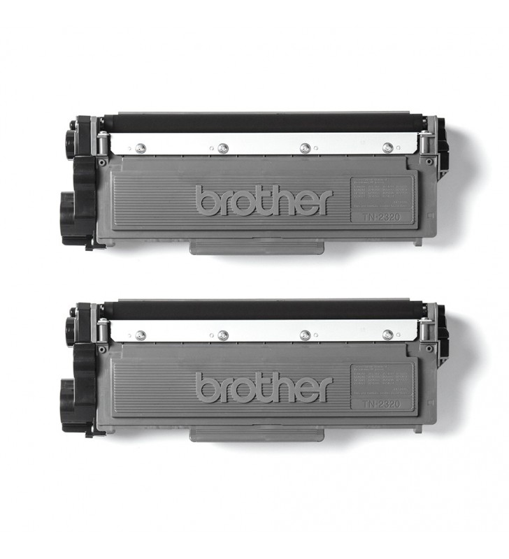 Brother TN2320 TWIN - 2-pack - High Yield - black - original - toner cartridge