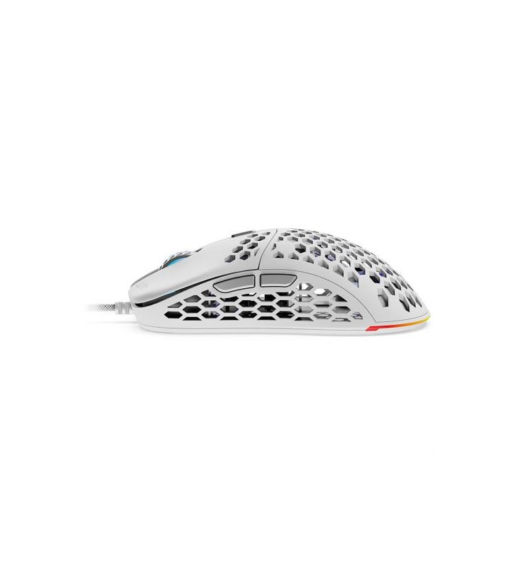 SPC Gear LIX Plus - mouse - USB - onyx/white