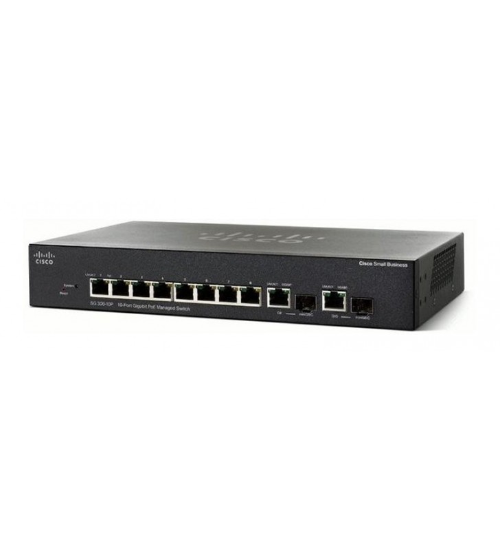 CISCO SG355-10P-K9-EU Cisco SG355-10P 10-port Gigabit POE Managed Switch
