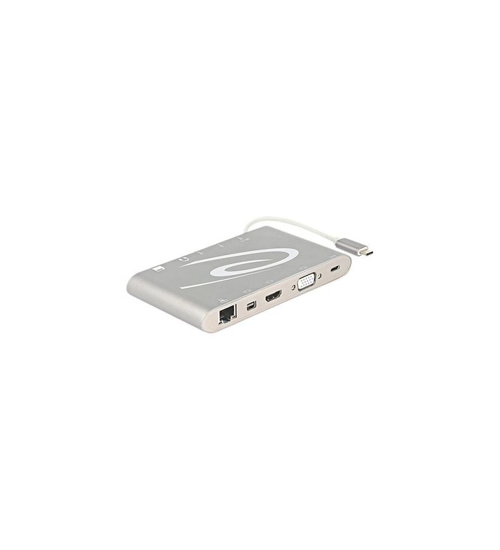 DeLOCK USB Type-C 3.1 Docking Station 4K - docking station - VGA, HDMI, Mini DP