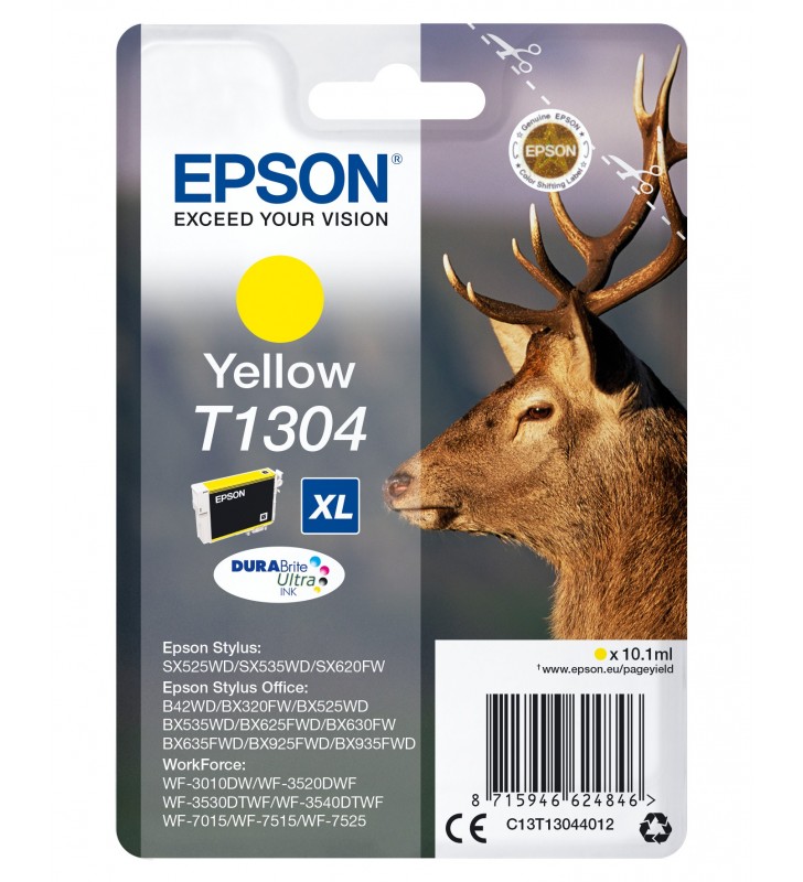 Epson T1304 - XL size - yellow - original - ink cartridge