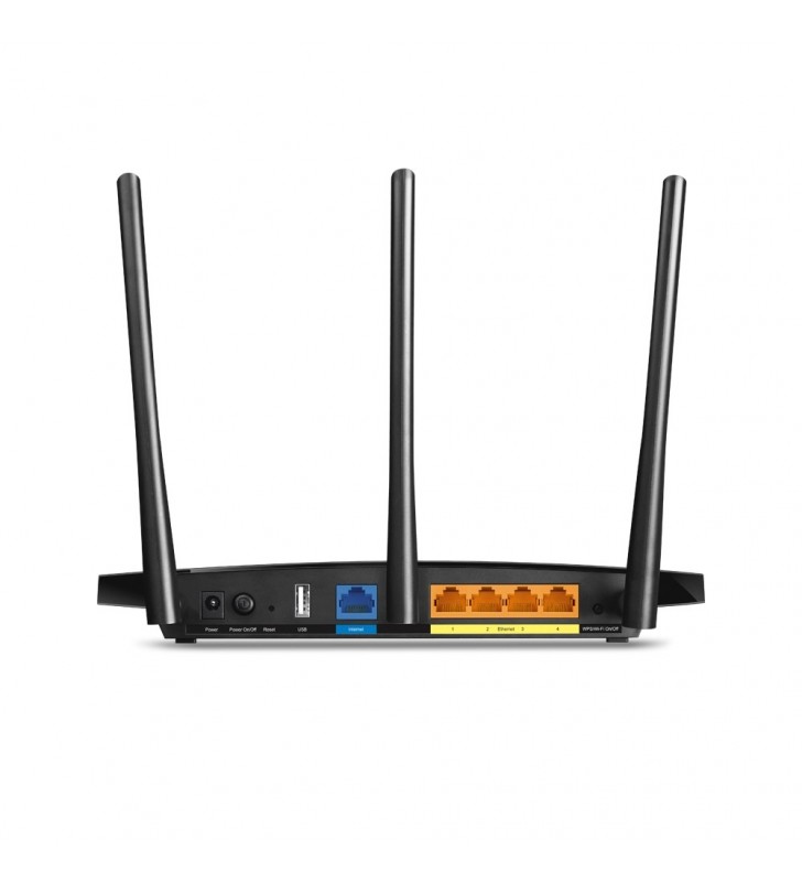 copy of TP-LINK AC1900 router wireless Bandă dublă (2.4 GHz/ 5 GHz) Gigabit Ethernet Negru
