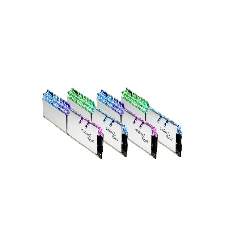 G.Skill Trident Z Royal Series - DDR4 - kit - 128 GB: 4 x 32 GB - DIMM 288-pin - 4000 MHz / PC4-32000 - unbuffered