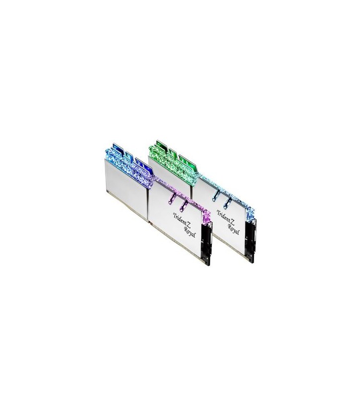 G.Skill Trident Z Royal Series - DDR4 - kit - 16 GB: 2 x 8 GB - DIMM 288-pin - 4600 MHz / PC4-36800 - unbuffered